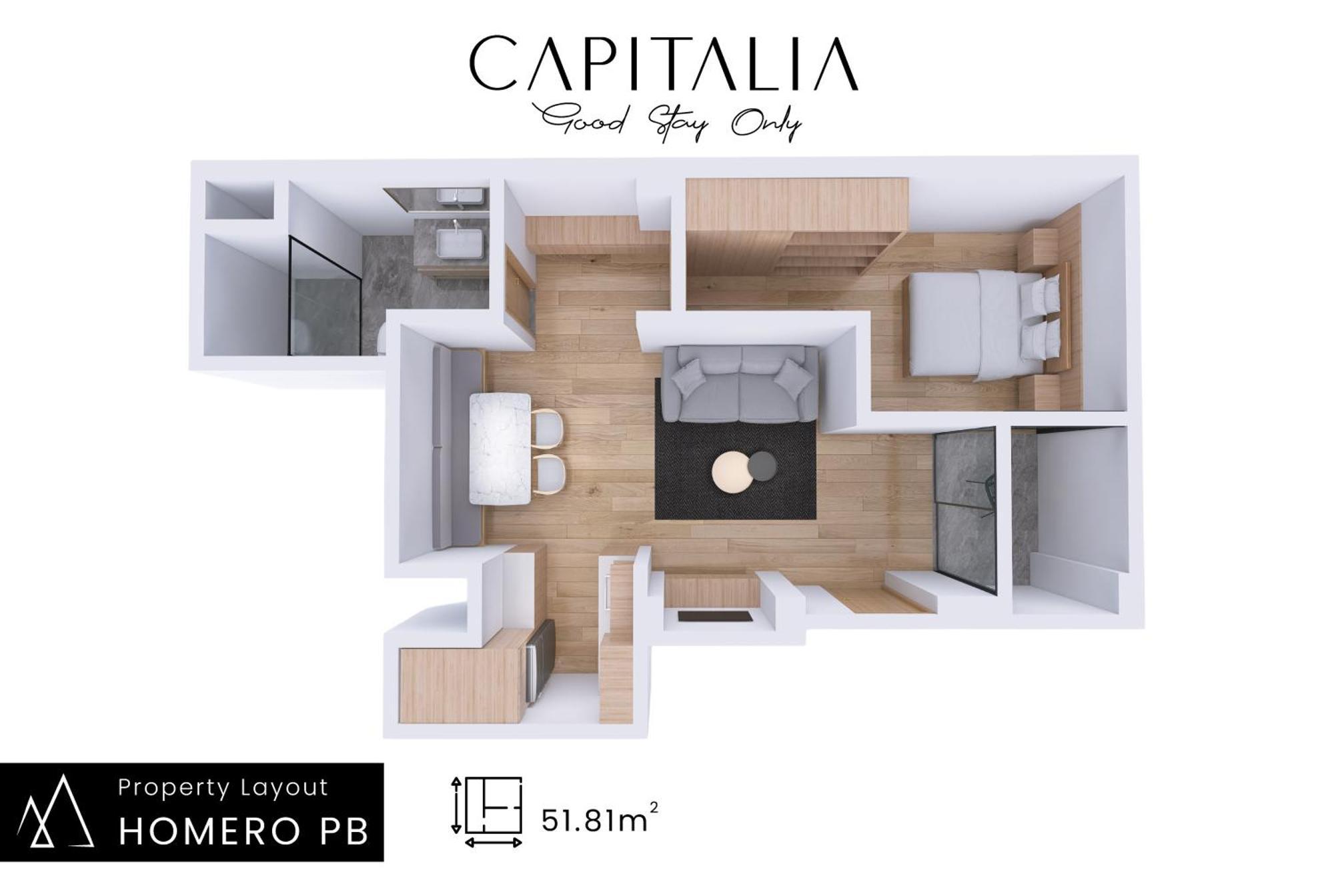 Capitalia - Luxury Apartments - Homero Мехико Номер фото