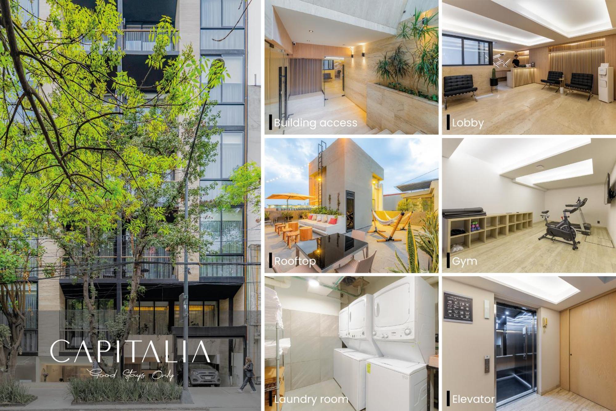Capitalia - Luxury Apartments - Homero Мехико Экстерьер фото
